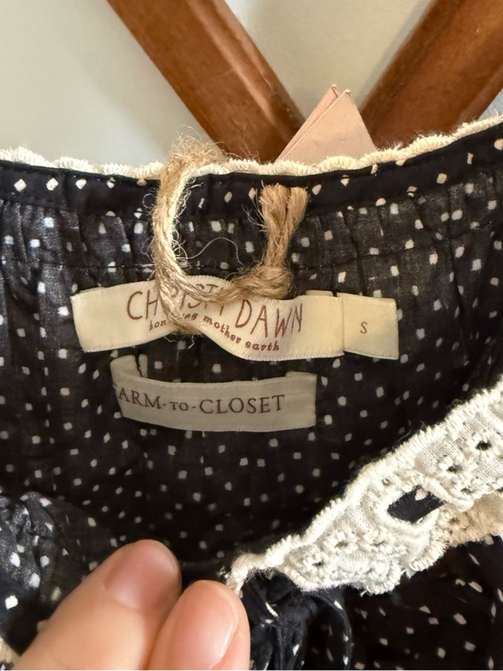 Christy Dawn Kelly Dress - Noir Dot - Picture 3 of 5